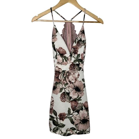 Windsor Floral Mini Dress - Pink and Green - Picture 3 of 12